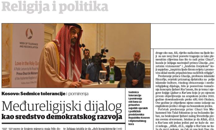 Ajša Hadžimešić-Hafizović: Međureligijski dijalog kao sredstvo demokratskog razvoja