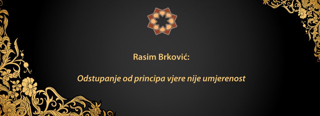 Odstupanje od principa vjere nije umjerenost
